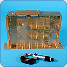 Machine Dynamics - Machined Plastic Screen Mounting Block